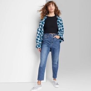 High-Rise Curvy Mom Jeans